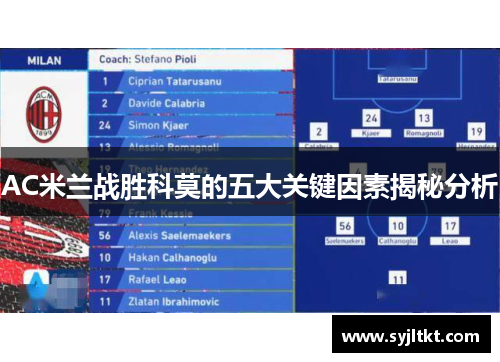 AC米兰战胜科莫的五大关键因素揭秘分析